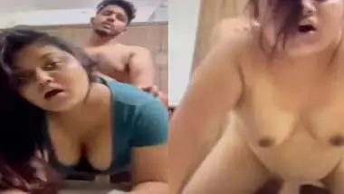 Chubby girlfriend pussy fucking from back by boyfriend